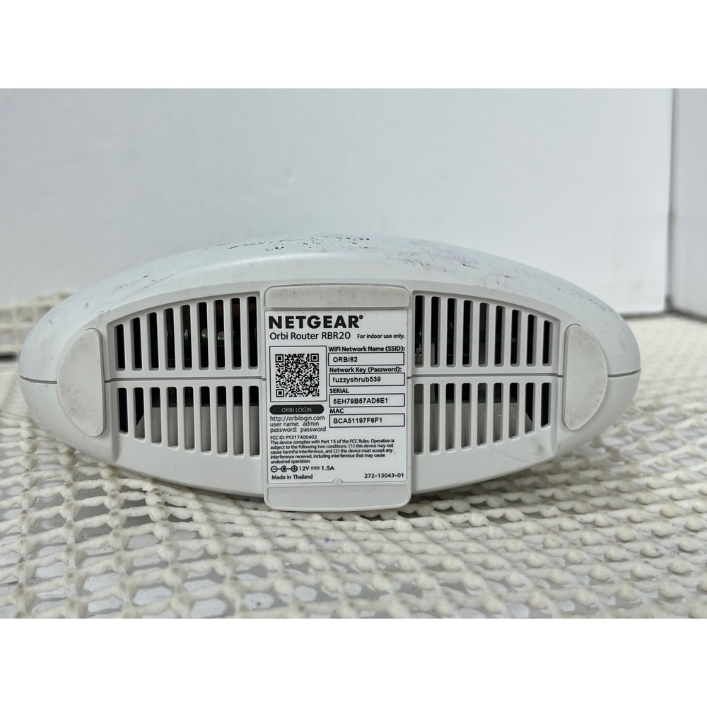 Netgear Orbi Router RBR20 WiFi System Home Network Wireless Router - Picture 3 of 5